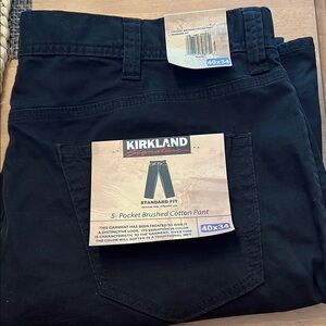 Kirkland Signature Men's Straight Black Jeans